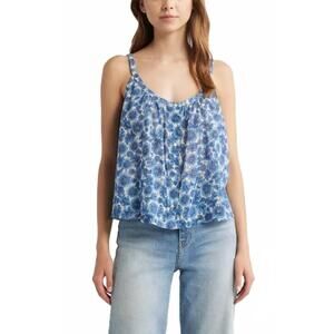 NEW DÔEN nalina top in bleu soleil fleurit